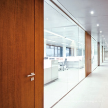 Glass and Plywood Partition, Aluminum Frame Glass Wall Prices Partion